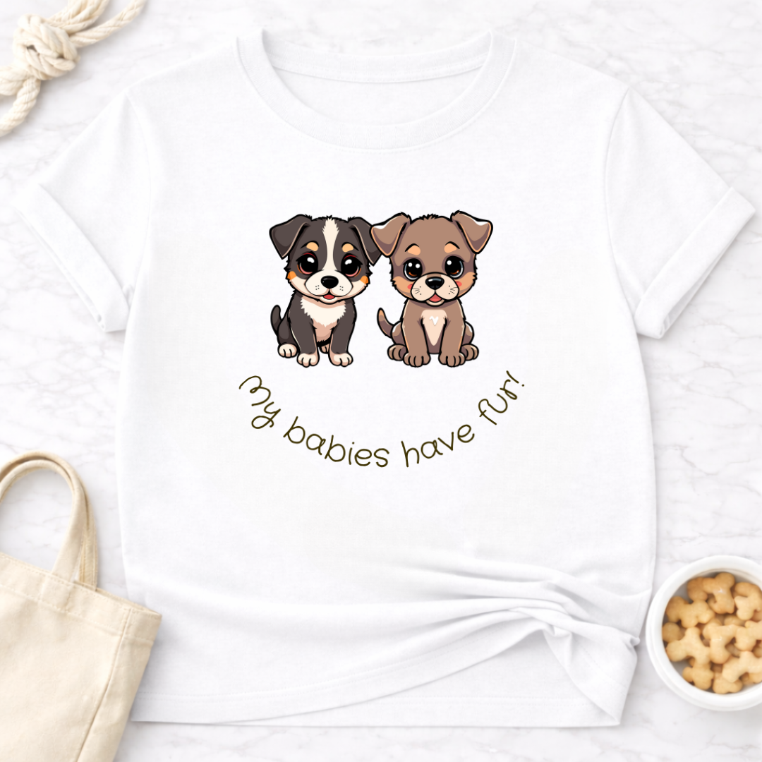 My Babies Have Fur Puppies T-Shirt