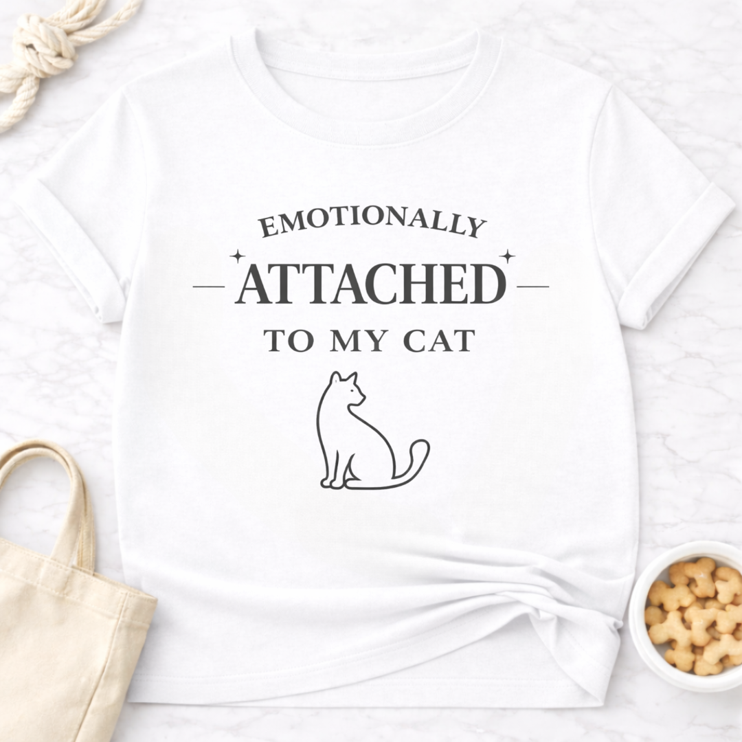Emotionally Attached to My Cat T-Shirt