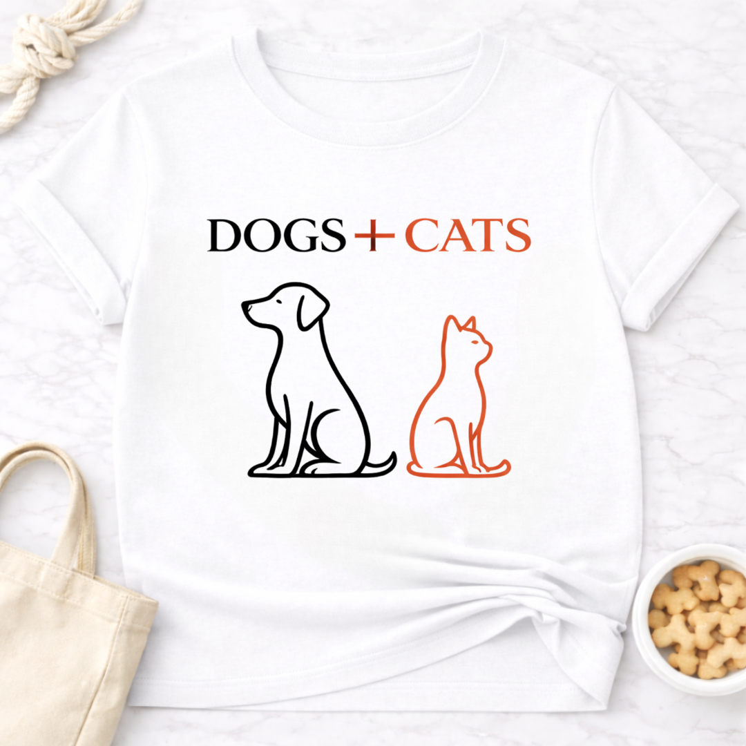 Dogs + Cats T-Shirt