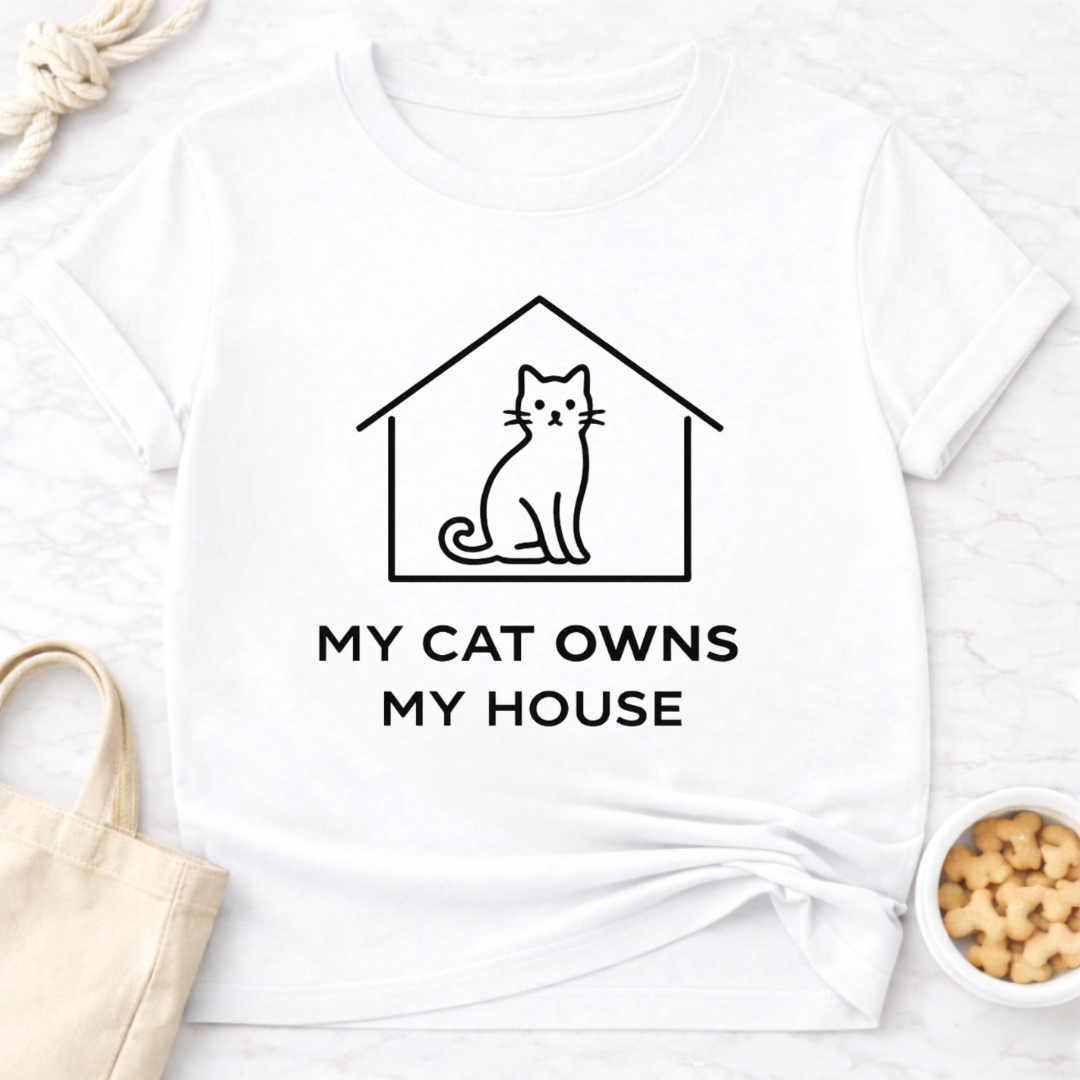 My Cat Owns My House T-Shirt