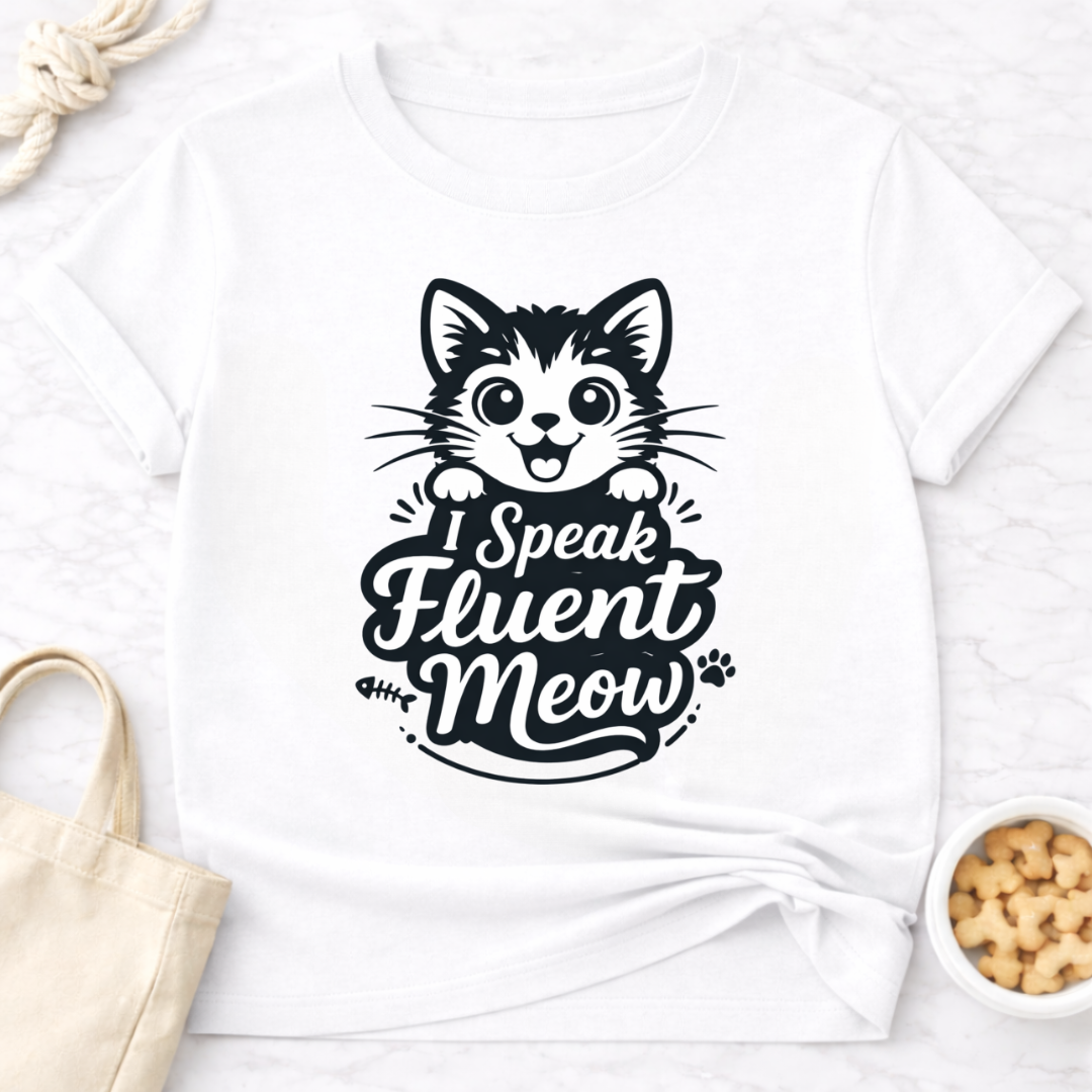 I Speak Fluent Meow T-Shirt