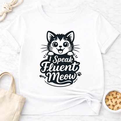 I Speak Fluent Meow T-Shirt