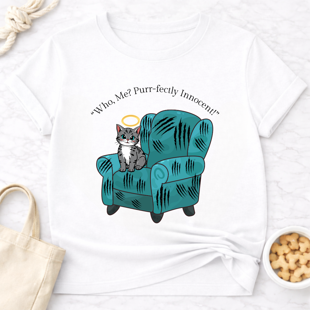 Purr-fectly Innocent Cat T-Shirt