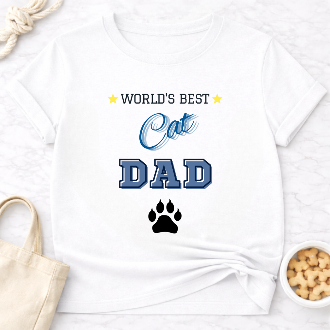 World's Best Cat Dad T-Shirt