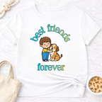 Best Friends Forever Boy and Dog T-Shirt