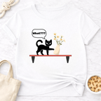 Mischievous Cat on a Shelf T-Shirt