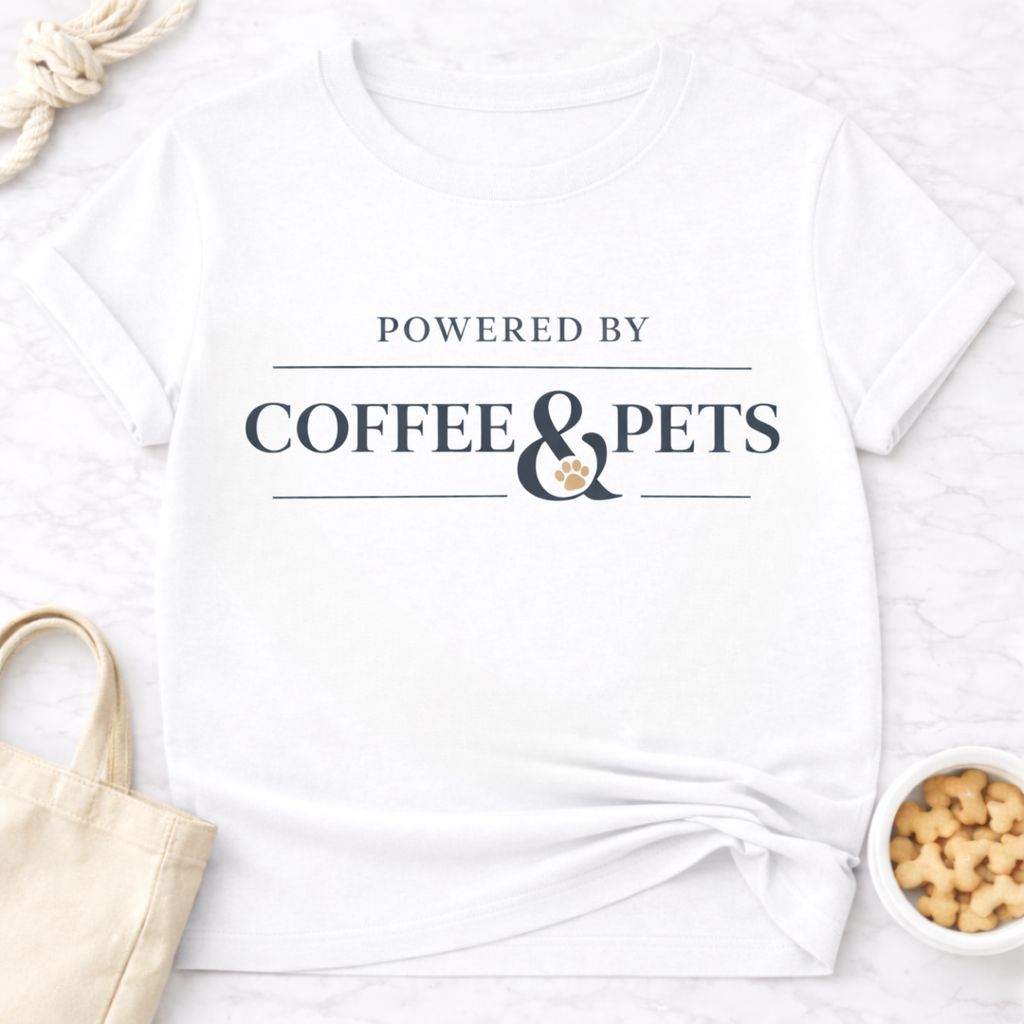 Powered by Coffee & Pets T-Shirt
