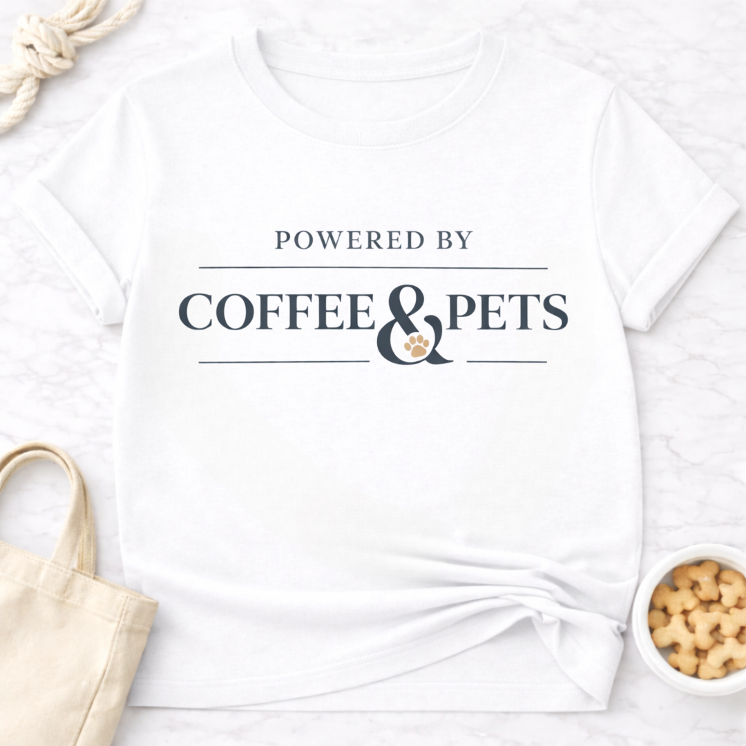 Powered by Coffee & Pets T-Shirt
