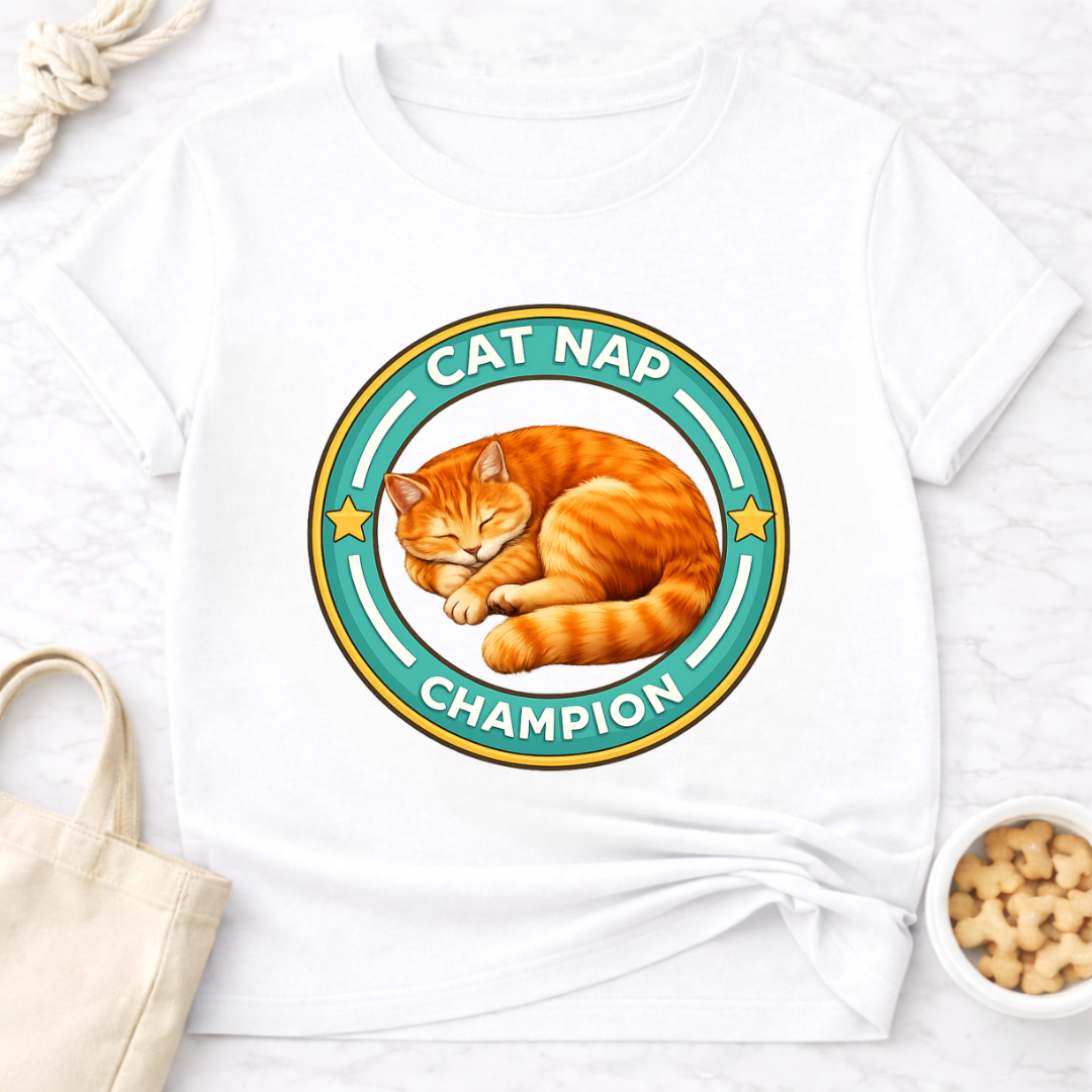 Cat Nap Champion T-Shirt