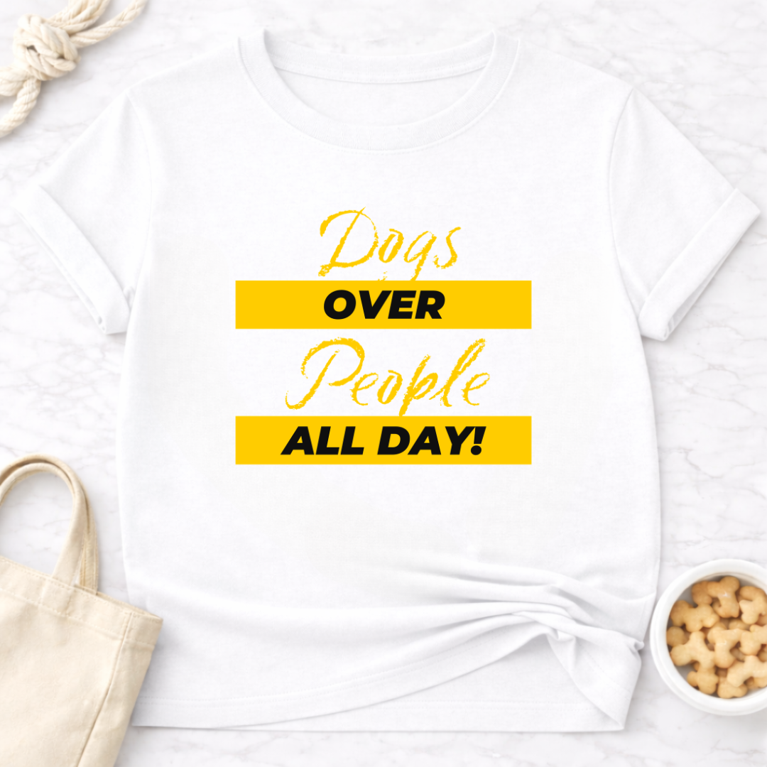 Dogs Over People (Chalk) T-Shirt