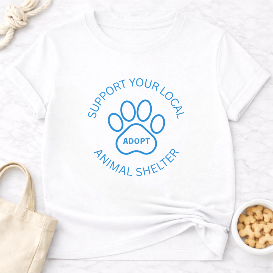 Support Your Local Animal Shelter Adopt T-Shirt