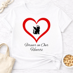Forever In Our Hearts  Cat Angel T-Shirt