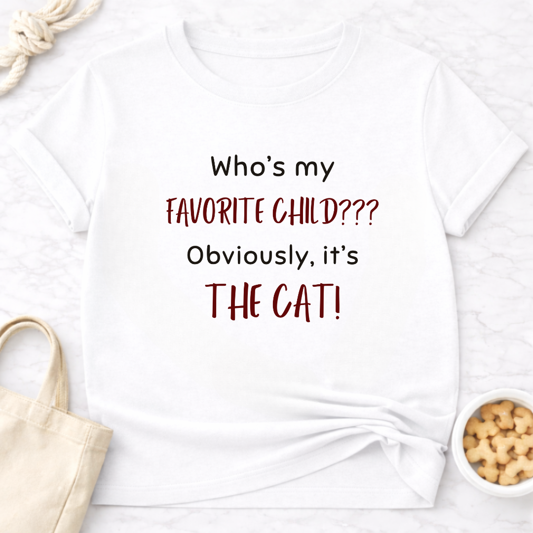 Who's My Favorite Child? Cat T-Shirt