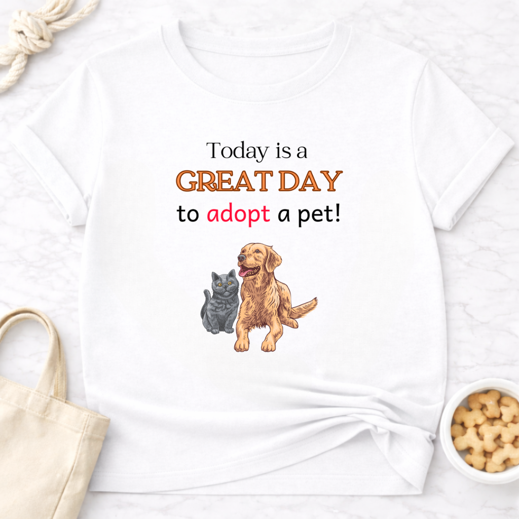 Today is a Great Day to Adopt a Pet T-Shirt