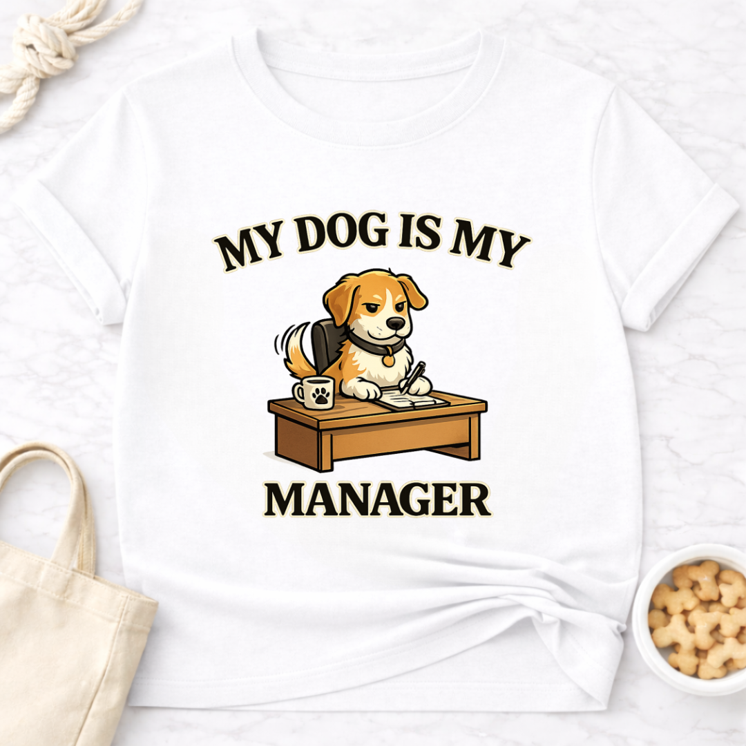 My Dog is My Manager T-Shirt