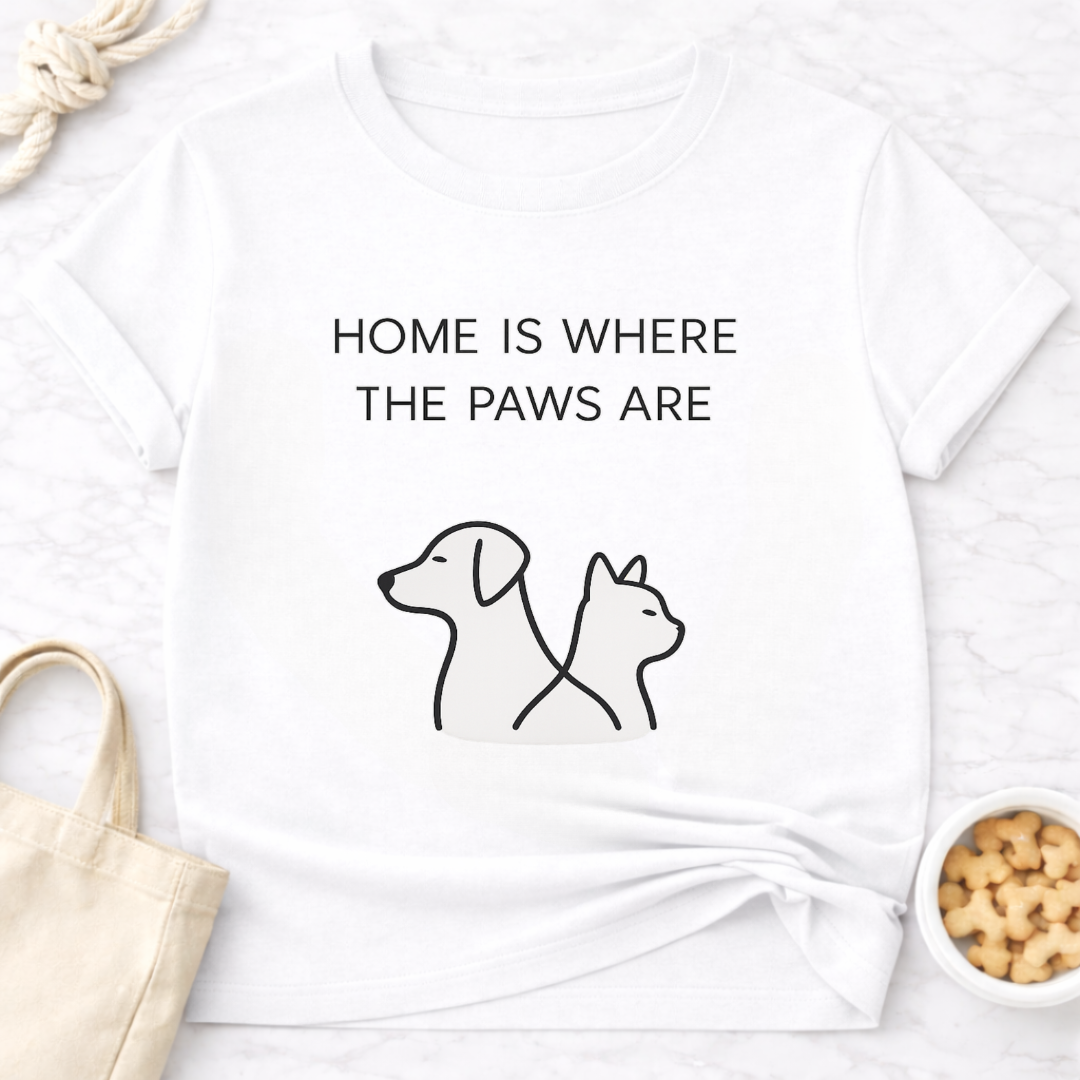 Home is Where the Paws Are T-Shirt