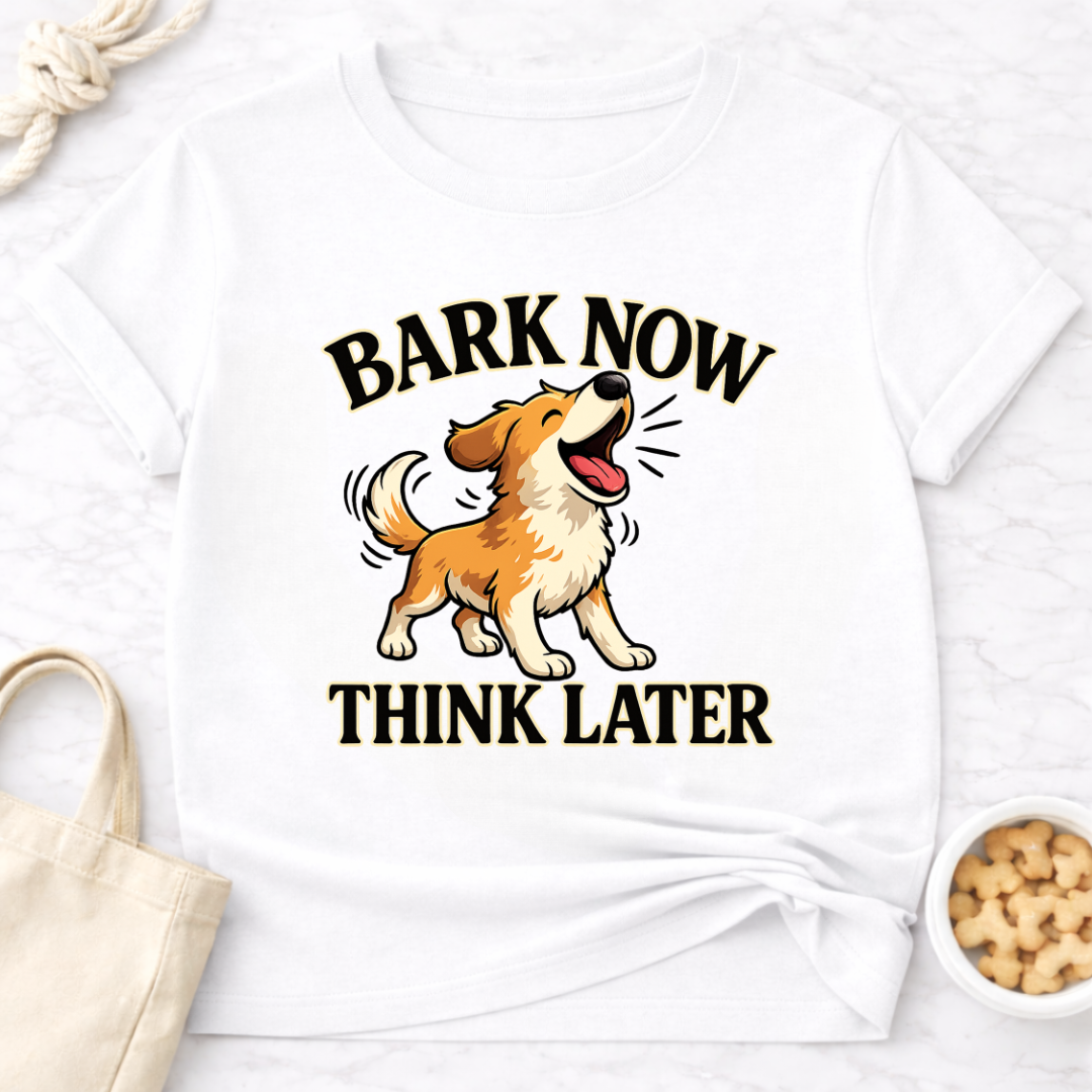 Bark Now Think Later T-Shirt
