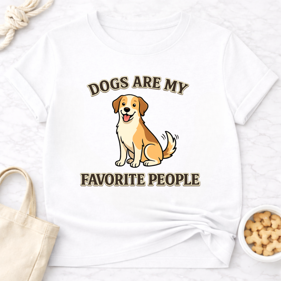 Dogs Are My Favorite People T-Shirt