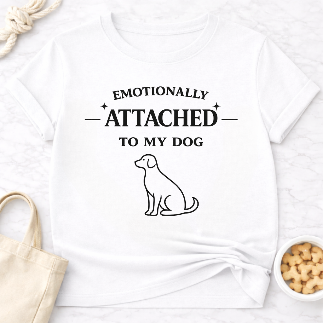 Emotionally Attached to My Dog T-Shirt