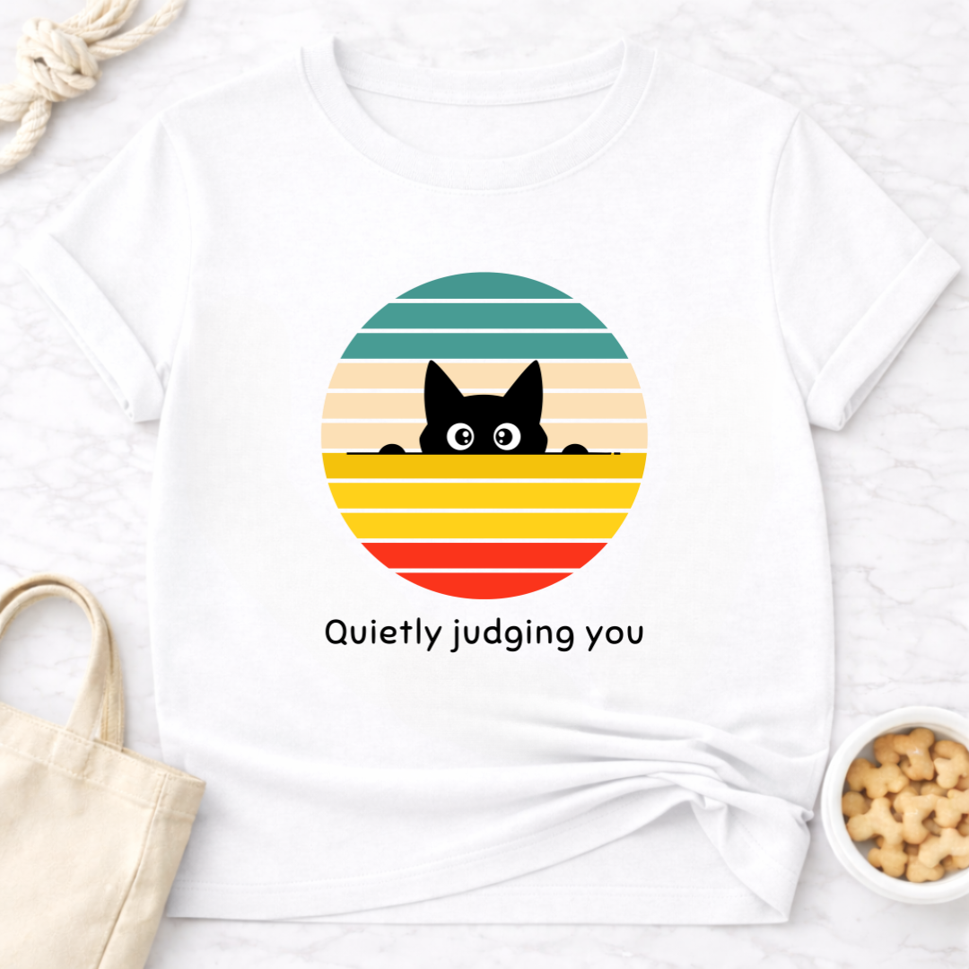 Cat Quietly Judging You T-Shirt
