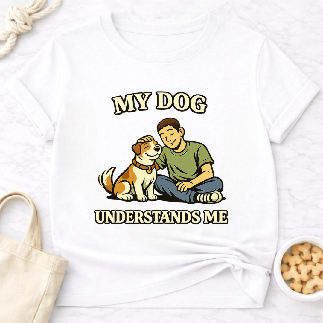 My Dog Understands Me (Male) T-Shirt