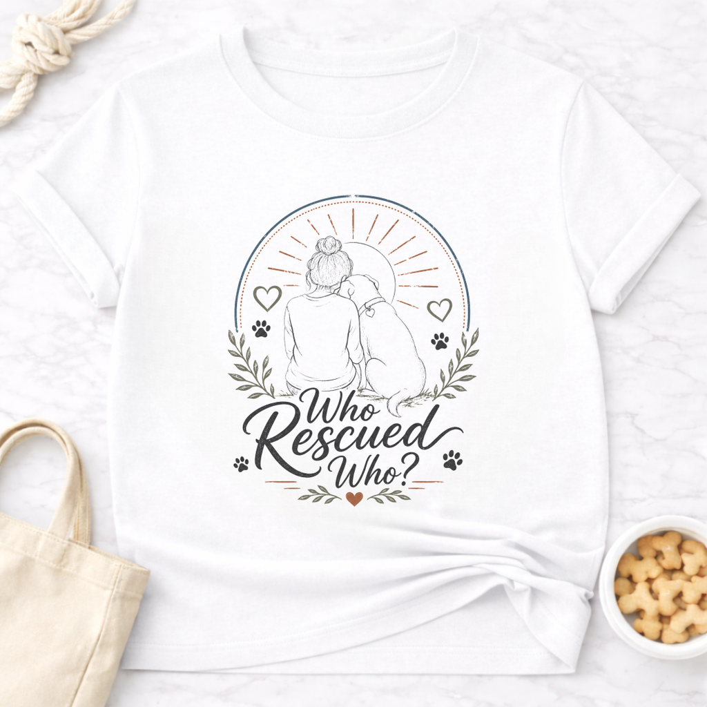 Who Rescued Who? V2 Female T-Shirt