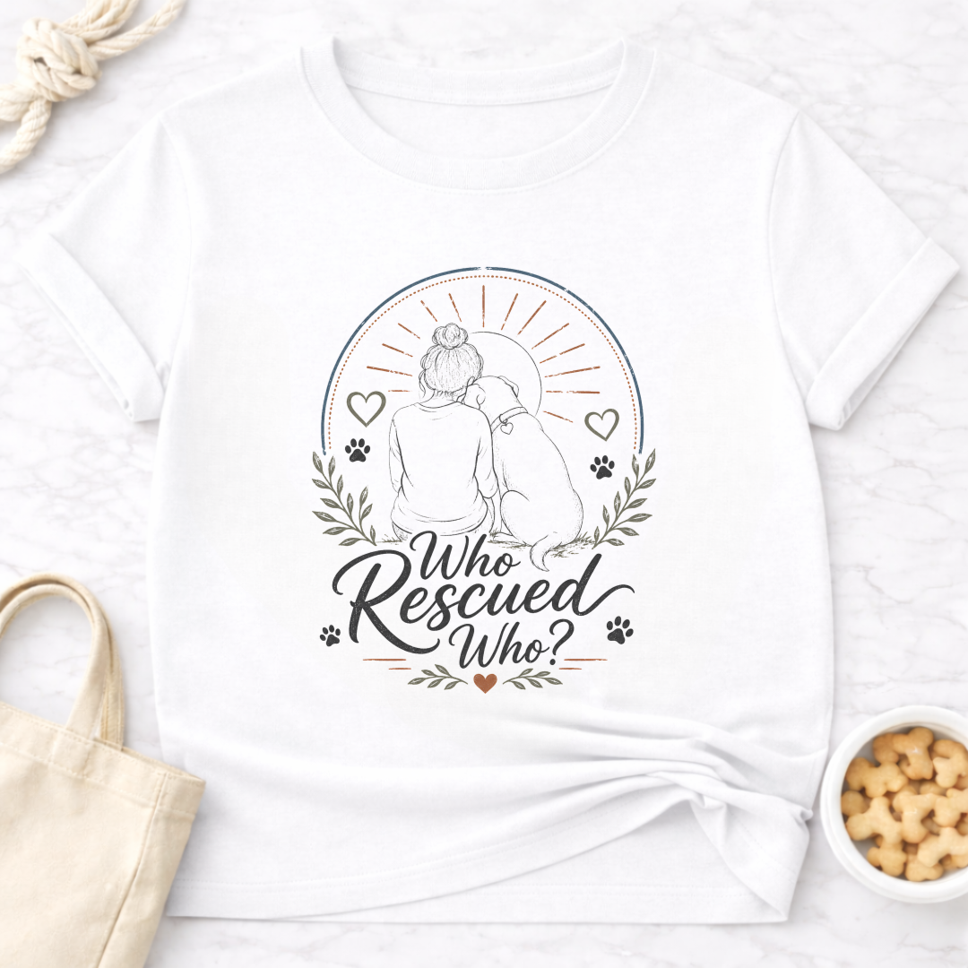 Who Rescued Who? V2 Female T-Shirt