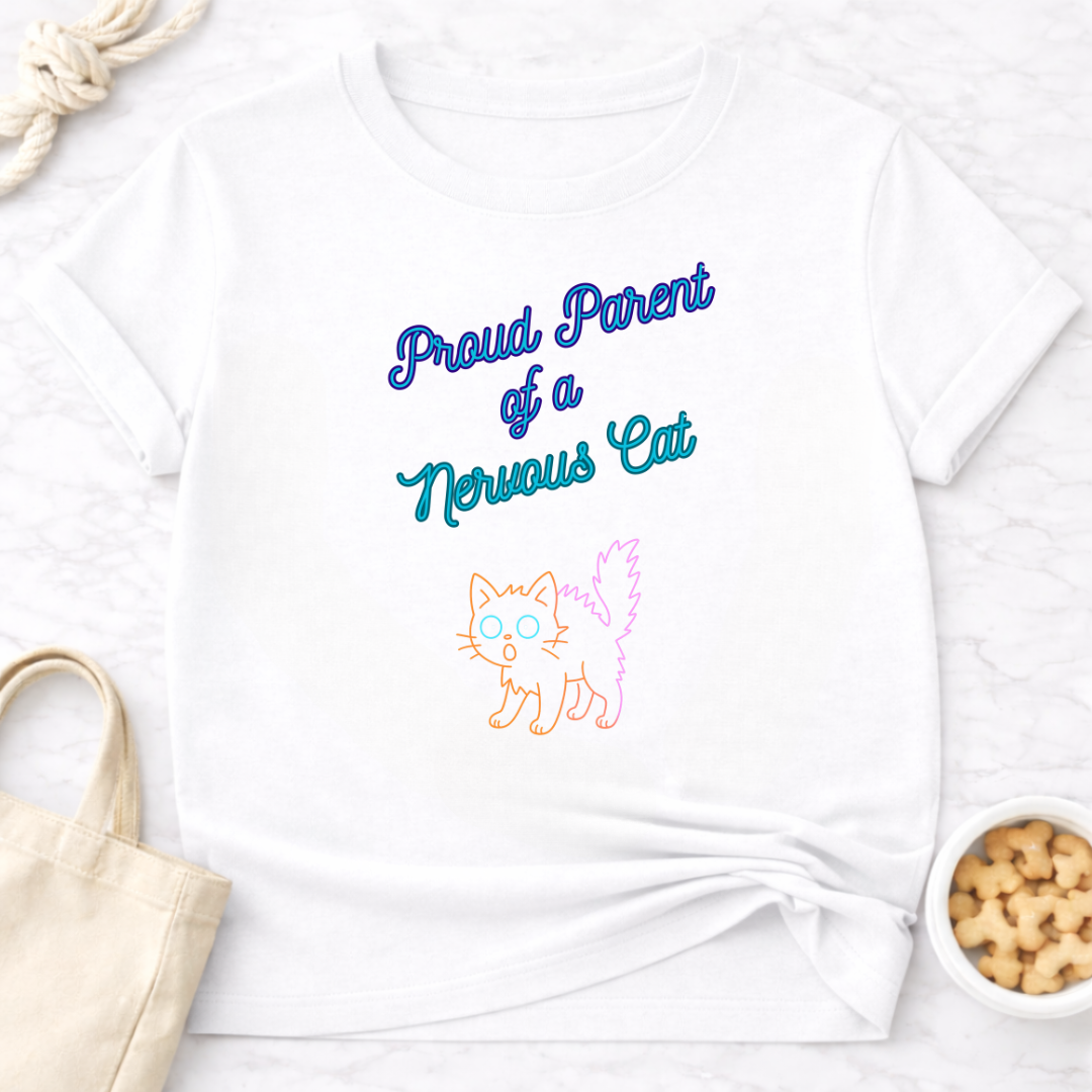 Proud Parent of a Nervous Cat T-Shirt